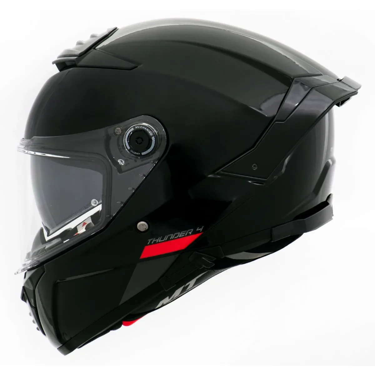 Capacete MT Thunder 4 SV Solid A1 Preto Brilho - Spinelli Motos